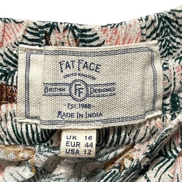 FAT FACE Lightweight Leopard Animal Floral Print Joggers 12 - Picture 4 of 7